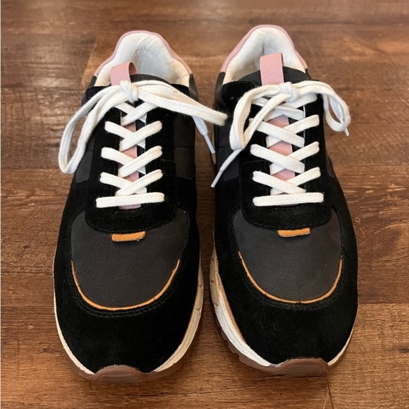 Madewell Kickoff Trainer Sneakers Women’s 8.5 Colorblock Leather & Suede - Picture 1 of 4